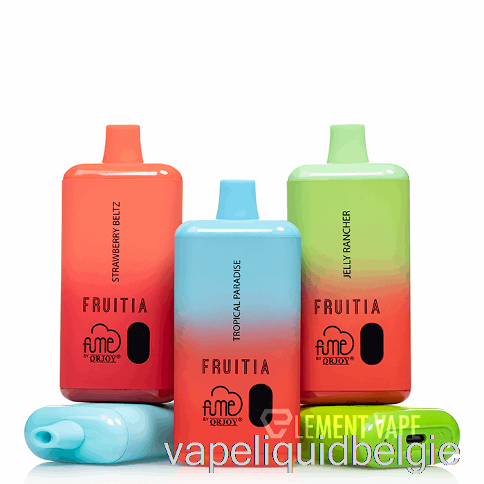 Vape België Fruitia X Fume 8000 Wegwerp Blauwe Slushy